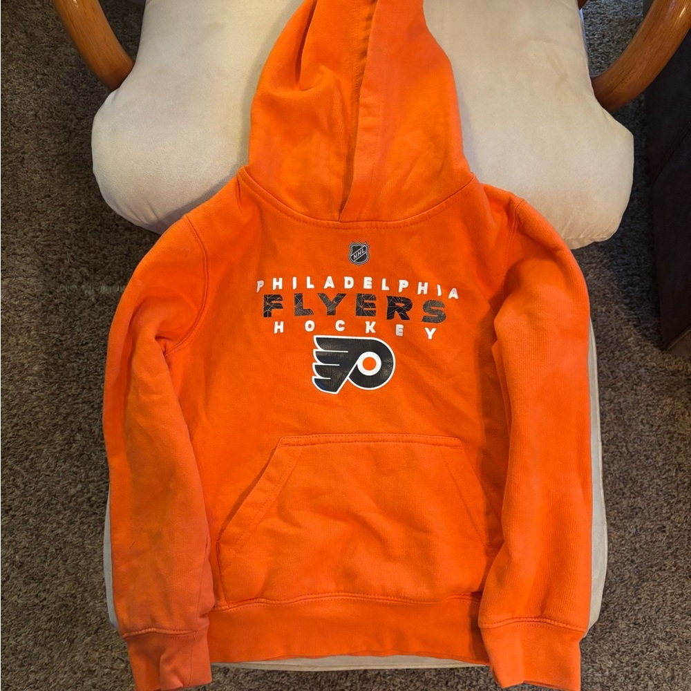 NHL Philadelphia Flyers Kids Orange Hoodie